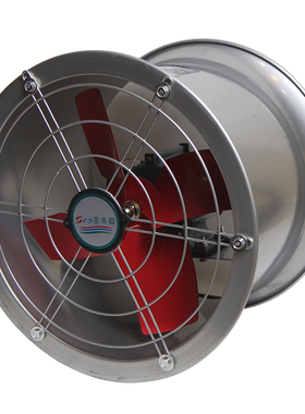 纯铜14寸350mm特强圆筒x工业排气扇 厨房强力圆筒抽风机工业换气
