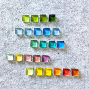 24个马赛克莫i兰迪色图钉彩色按钉软木板毛毡板照片墙装 饰工字钉