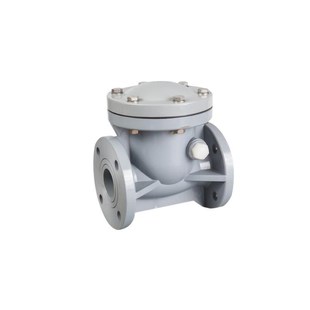 供应CPVC PVDF FRPP旋启止回阀UPVC I法兰止回阀PPH单向阀H44X卧