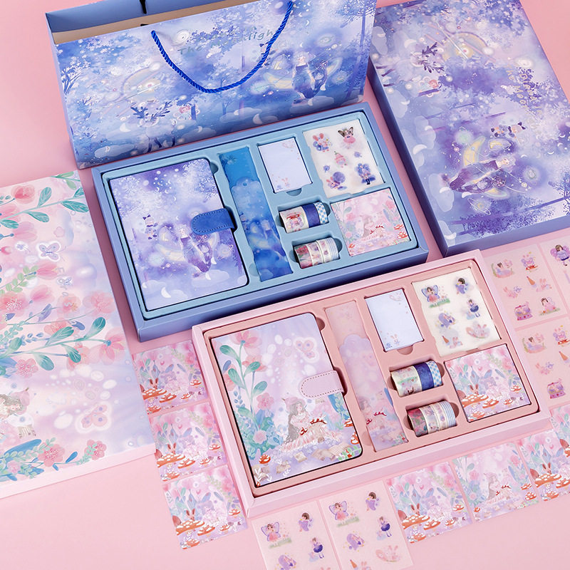 极速创意可爱卡通手账礼盒套装儿童礼物学生高R颜值手帐素材贴纸,文具电教/文化用品/商务用品,文具套装/礼盒,淘宝优惠券,粉丝福利购,淘宝优惠卷