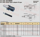 BT40 MTB4 CNC数控刀柄莫氏铣刀柄BT40 MTYB4 MTB3
