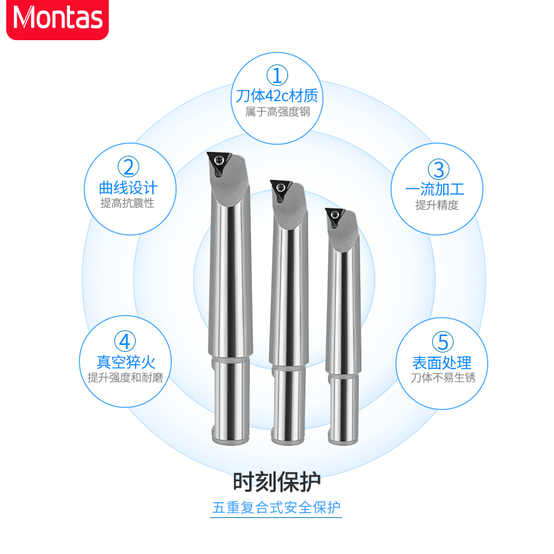 NBH2084镗刀刀杆精镗刀组合8-280搪孔刀头深孔加长镗刀杆150长200