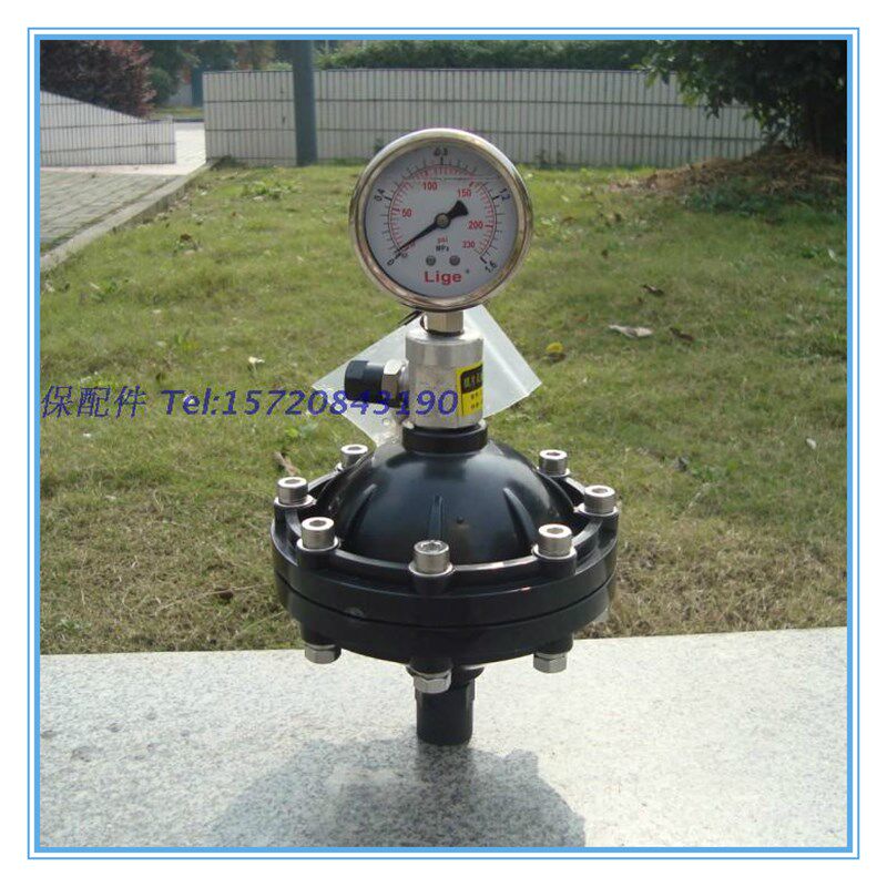 UPVC膜片式脉冲阻尼器 配压力表 液体水缓冲器 气罐  4分内丝热卖