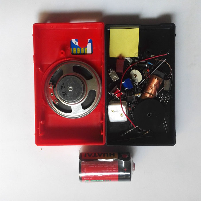 KX168收音机AM装配套t件教学电路diy电子散件手工焊接培训练习