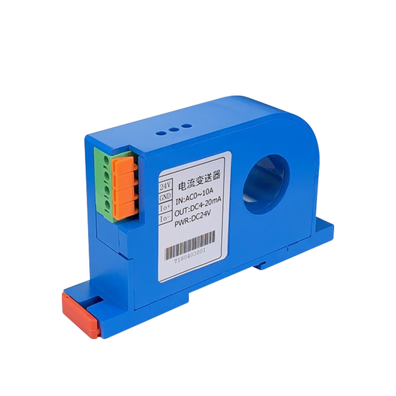 腾辉穿孔式交流电流变送器4-20mA输出互感器信号隔离10A50A100A