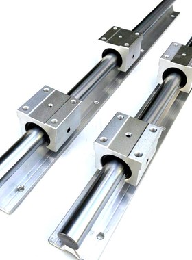 高硬度圆柱铝托导轨直线光轴滑块轴承tSBR20 16 10 12 25 30 40 5