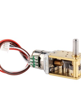 厂家直销GW12T10BY步进电机蜗轮蜗杆减速机小型减速器齿轮箱5V12V