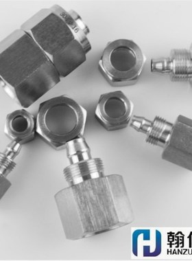 内丝不锈钢304快拧直通 G螺纹1-4分接外径4-16PU软管快接 满包邮