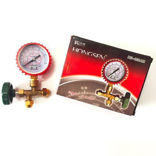 速发。加氟表HS-488AH公制压力表真空表冰箱空调加氟检漏表打压冷