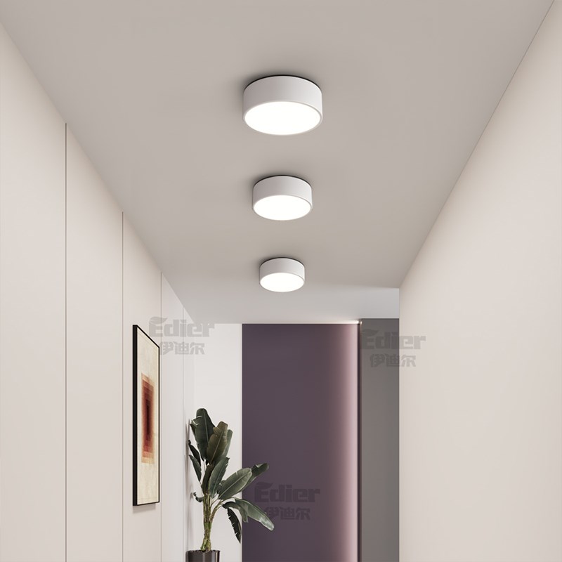 新款led吸顶灯阳台极简过道走廊D灯玄关衣帽间卧室灯现代简约灯具