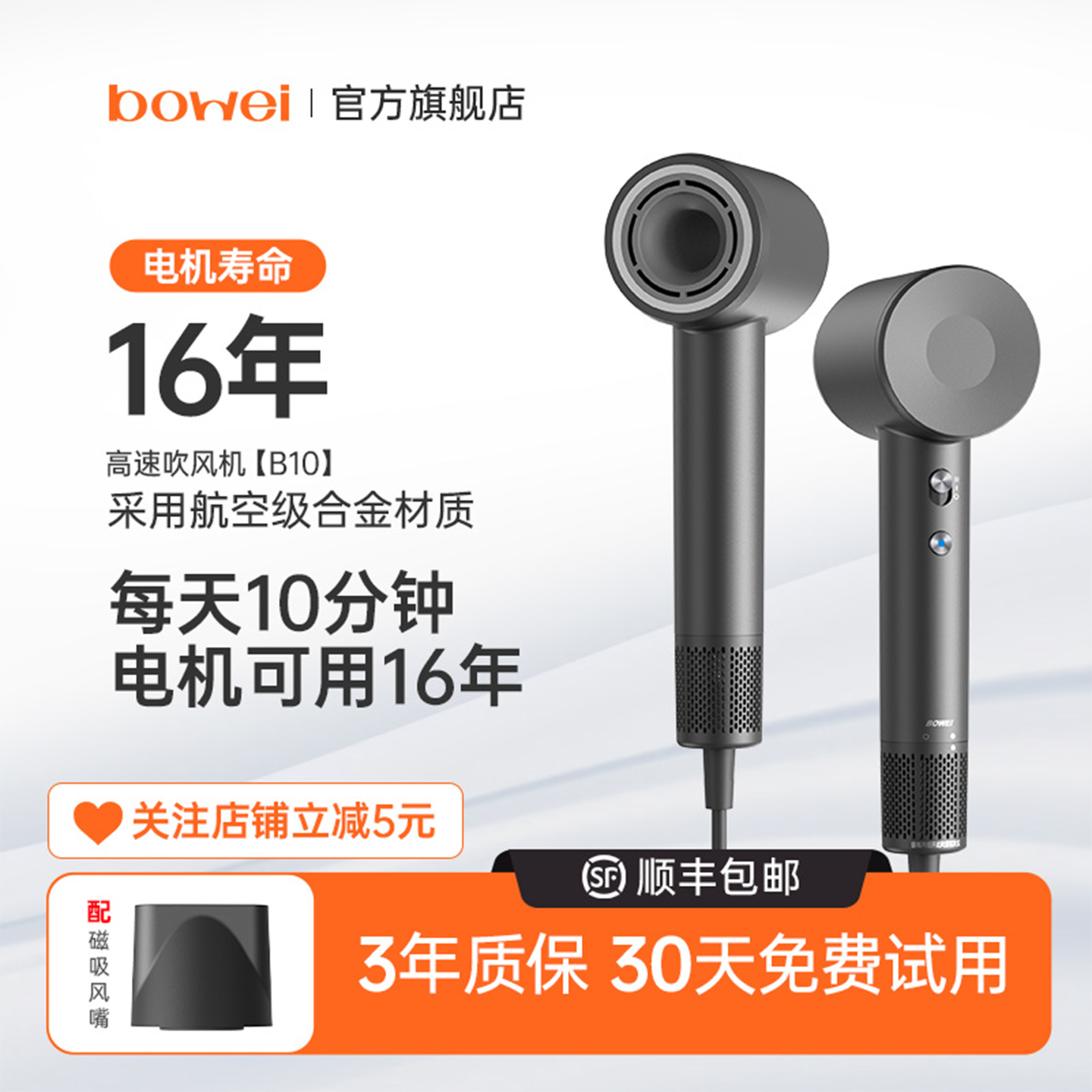 星级酒店同款恒温护发高速电吹风