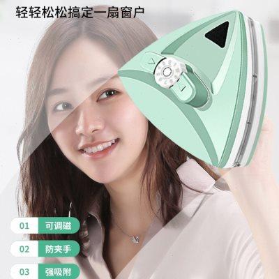 桂枫擦玻璃神器家用高层窗外专用双层擦洗窗器双面擦工具刮水器