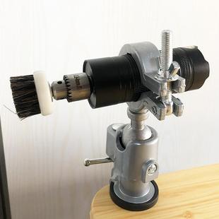 文玩电磨固定架子支架360度调节万向台钳固定电磨打磨工具吸盘
