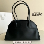 ROW shoulder12 Margaux17长柄托特包长手柄马鞍皮荔枝纹牛皮