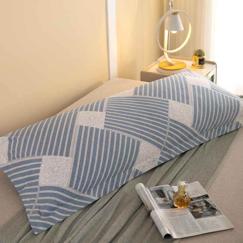 全棉双人长枕套1米k5纯棉1.2m1.8长条枕套一米二枕头套枕芯套抱枕