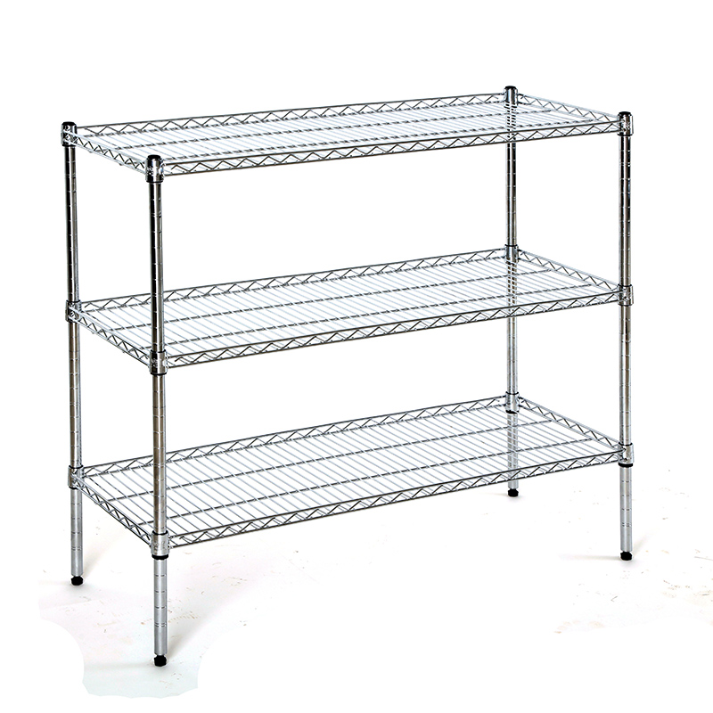 厨房置物架两层落地可调节u隔层架23家用台面收纳整理架微波炉架