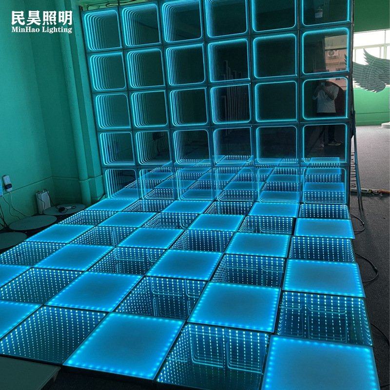 酒吧KTV千层镜面深渊地砖灯led3D立体感应发光立体深渊氛围灯厂家,家装灯饰光源,氛围灯,淘宝优惠券,粉丝福利购,淘宝优惠卷
