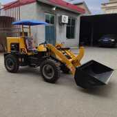 电动四驱铲车小型电动装 s载机y农用养殖场清粪铲车推土车工地装 卸