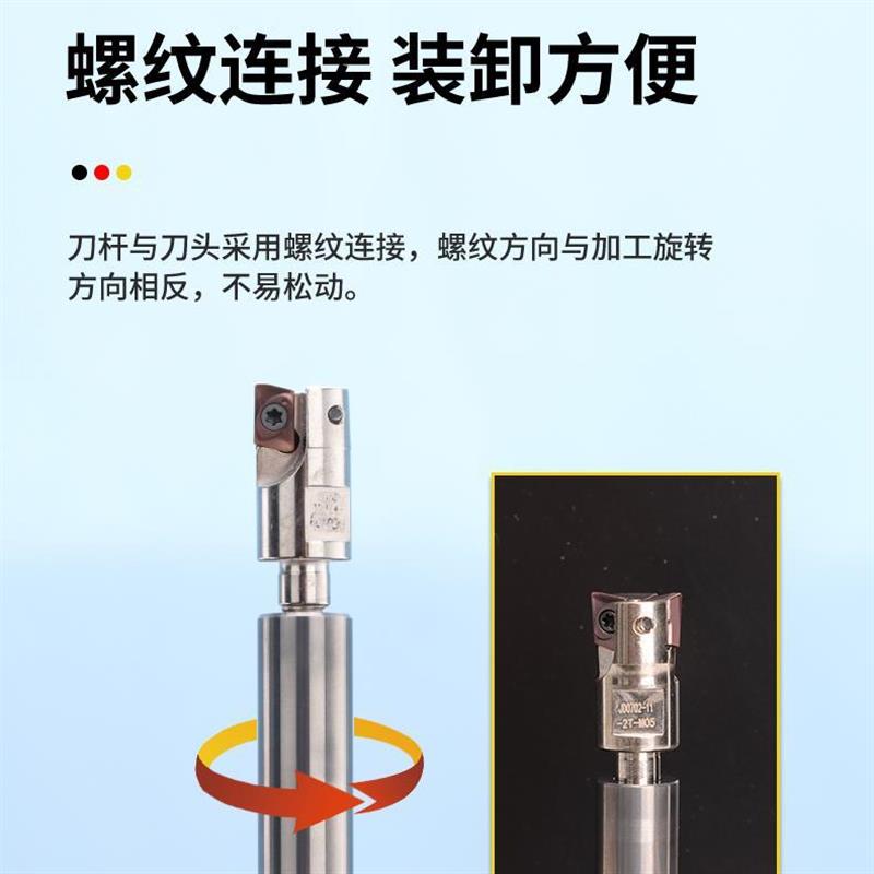 ESE小径锁牙式铣刀头11R0.4/13R0.8精雕JDMT070208日立刀片ASM07