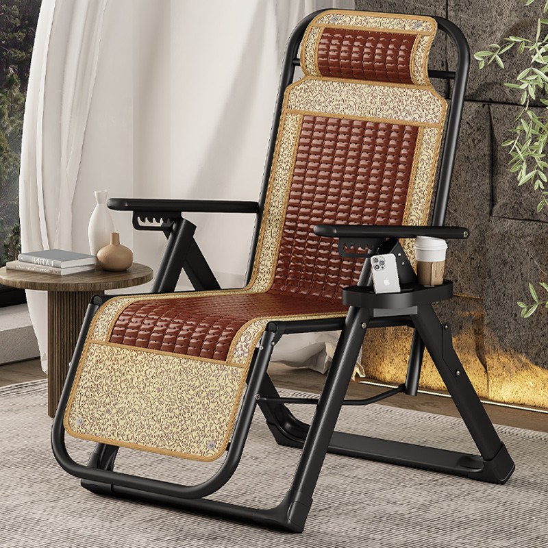 竹躺椅2b025新款躺椅折叠午休家用阳台休闲夏天用坐躺睡三凉椅椅