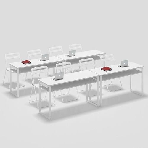 培训桌长b条桌简约长方形会议桌学生课桌培K训台洽谈桌职员办公桌