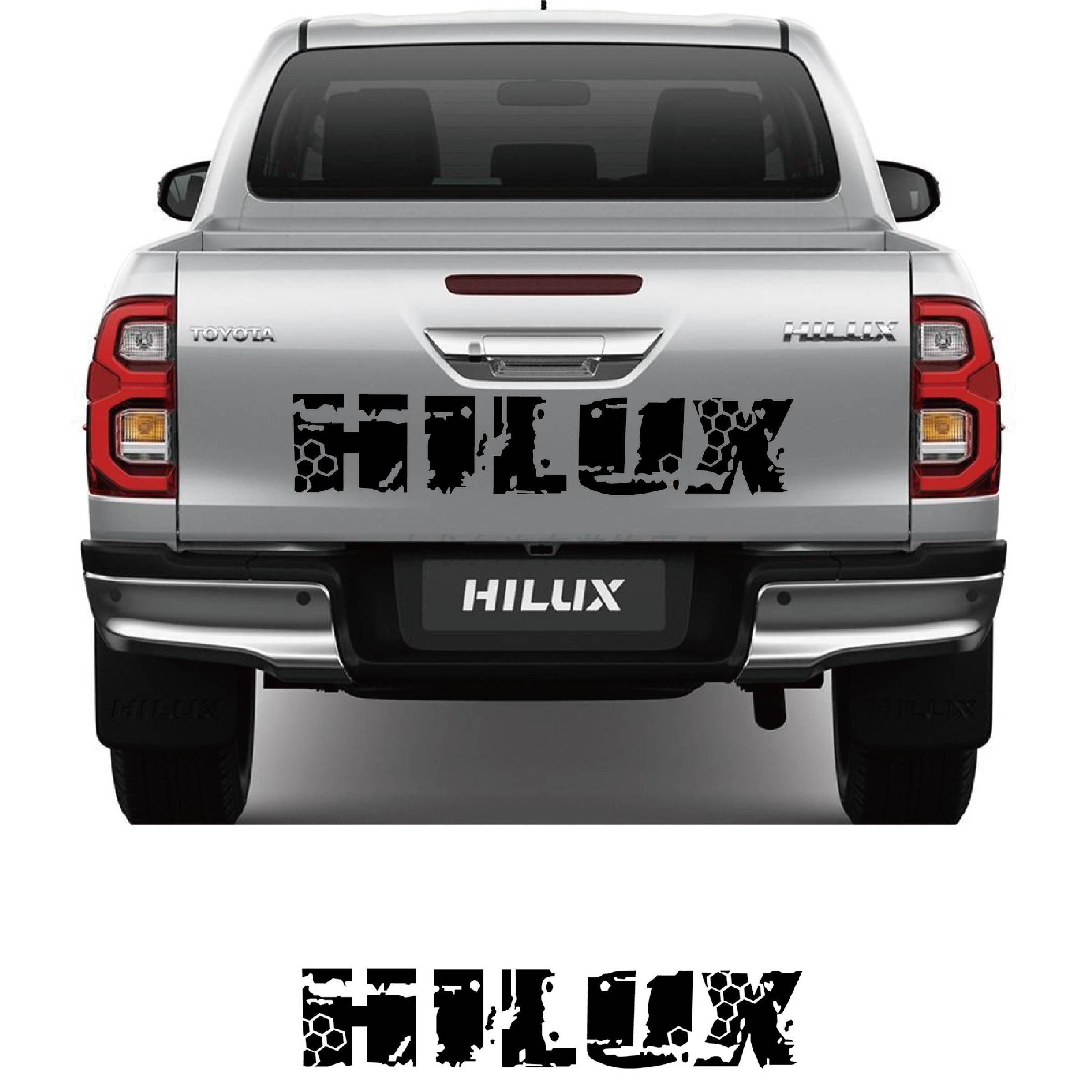 适用于丰田HILUX海拉克斯REVO车身贴 越野皮卡车门贴纸后尾门贴