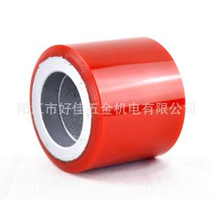 叉车脚轮 源工头厂直供8聚070双轴承铸铁高耐磨氨脂