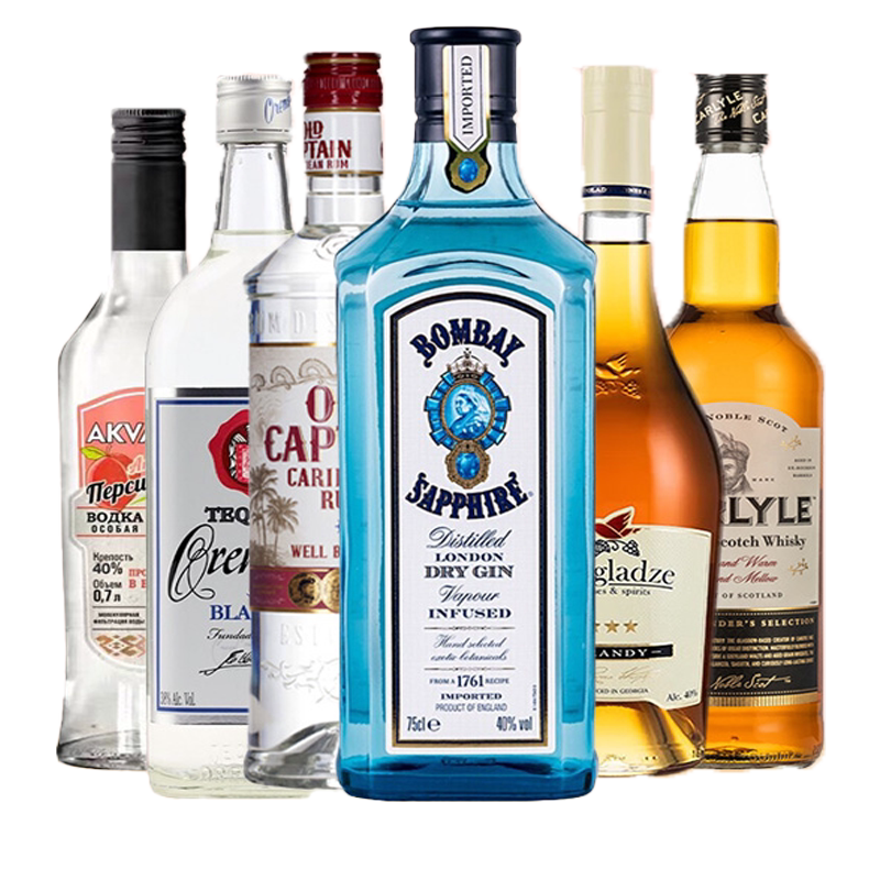 原瓶进口鸡尾酒调酒基酒套装
