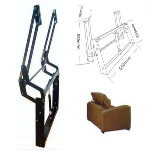 E19多功能头枕铰链单杆枕头架沙发五金配件功能伸缩架靠背