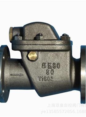 厂家直销 CB/T3475-92船用铸钢防浪阀 直通式法兰防浪阀