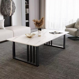 岩板茶几桌轻奢现代简约客厅高60cm可吃饭家用2023新款小户型茶台