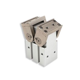 SMC 气爪MHW2-20/25/32/40/5F0D/D1支点开闭型齿轮式手指夹紧气缸