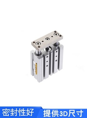 三轴导杆气缸SGL6/10/12/t16/20/25/32/40/50/63X10X25-S