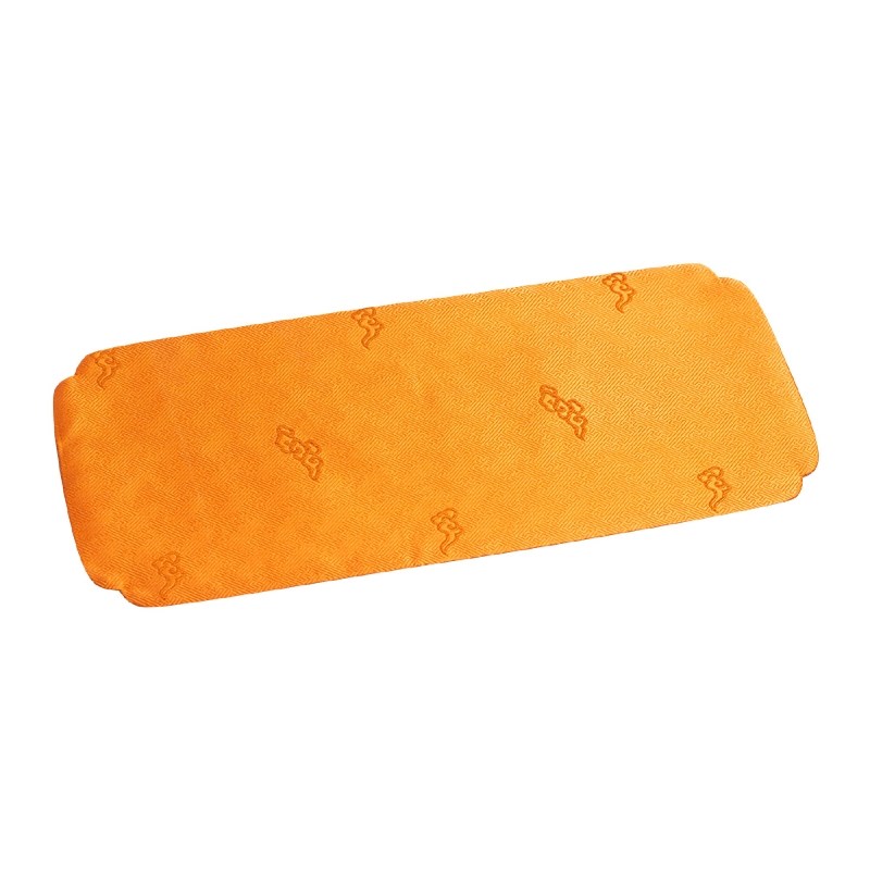 小白茶具//知舍锦缎m真丝茶席50*23cm小尺寸干泡茶席双面纹饰茶垫
