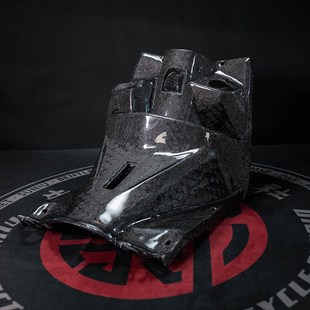 四代目改装斜纹蜂窝碳纤维挡泥板D脚踏黑件外壳非水转印定制配件