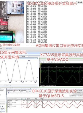双通道10bit 50MSPS高速AJD模块 3PA1030