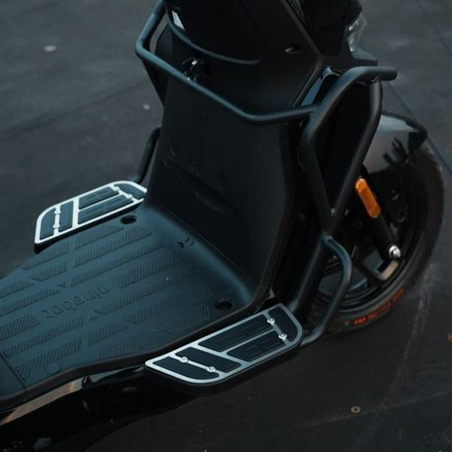 适用九号M385C/M395CMax/M395FC加粗加厚加宽踏板护杠脚踏一体改