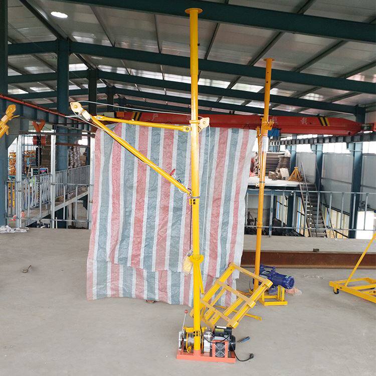 直销室内折臂吊运机家用上料机提升起重机小型楼房微型Z吊机吊沙