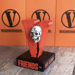 Correct Version Vlone X Nbhd Incense Chamber Collaboration Skull Ceramic Incense Burner Trendy Ornament