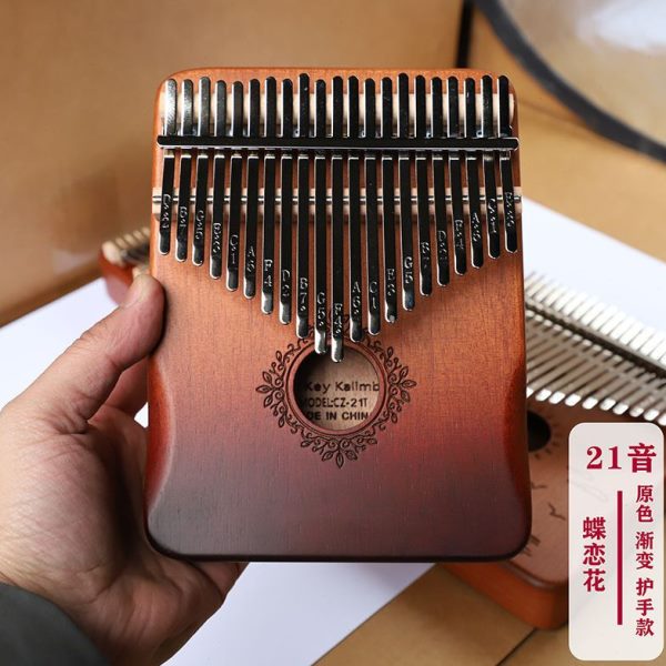 体音木心拇指琴初学21箱高端手工手指琴桃花木制单全儿童卡林巴