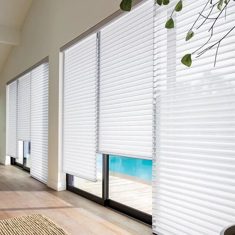 香格里拉帘 办公室酒店家用客厅卧室手动电动半遮光隔热卷帘窗帘