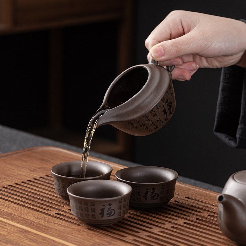 原矿紫砂功夫茶具套装o家用高档紫砂茶壶盖碗茶杯茶道中式整套茶,餐饮具,功夫茶具,淘宝优惠券,粉丝福利购,淘宝优惠卷