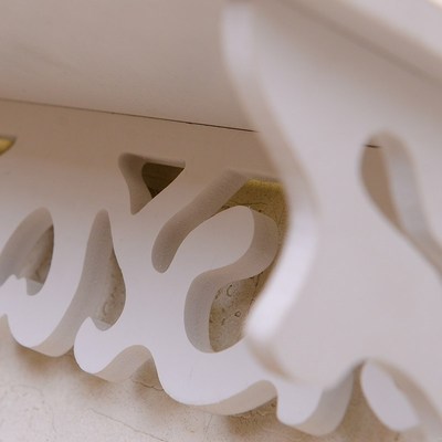 Wall-moufnted Crafts Shelves White Multifunction Shelf Holde