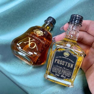 派斯顿苏格兰1号威士忌小酒版玻璃瓶装迷你小洋酒50ml自制鸡尾酒