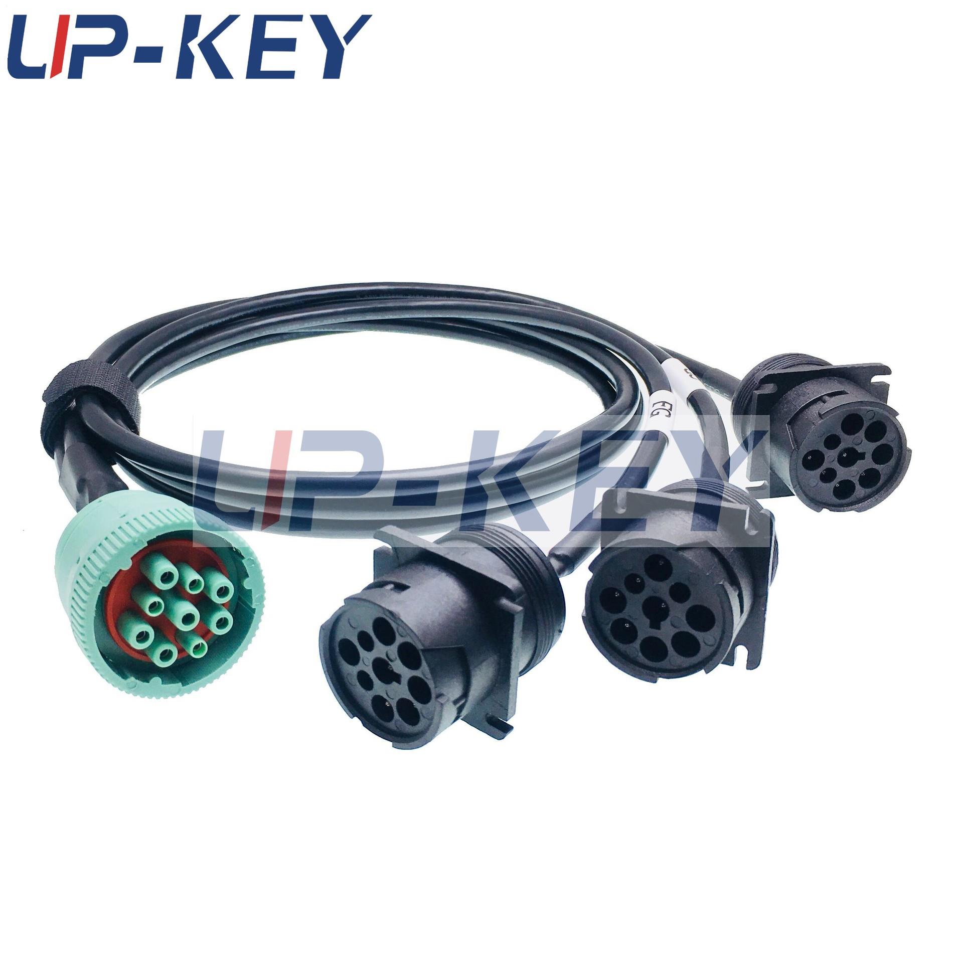 卡车J1939公母转接检测线J1708重卡数据读取连接线OBD接头线