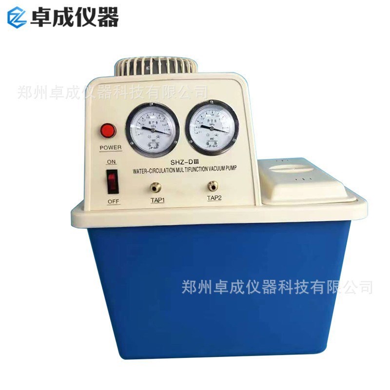 SHZ-DIII型循环p水真空泵实验室蒸馏抽滤双表双抽循环水式多用泵