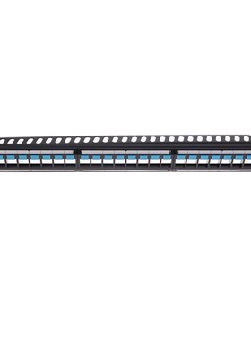 Thickened Unshielded Keystone Jack 24-Port Patch PanYel with