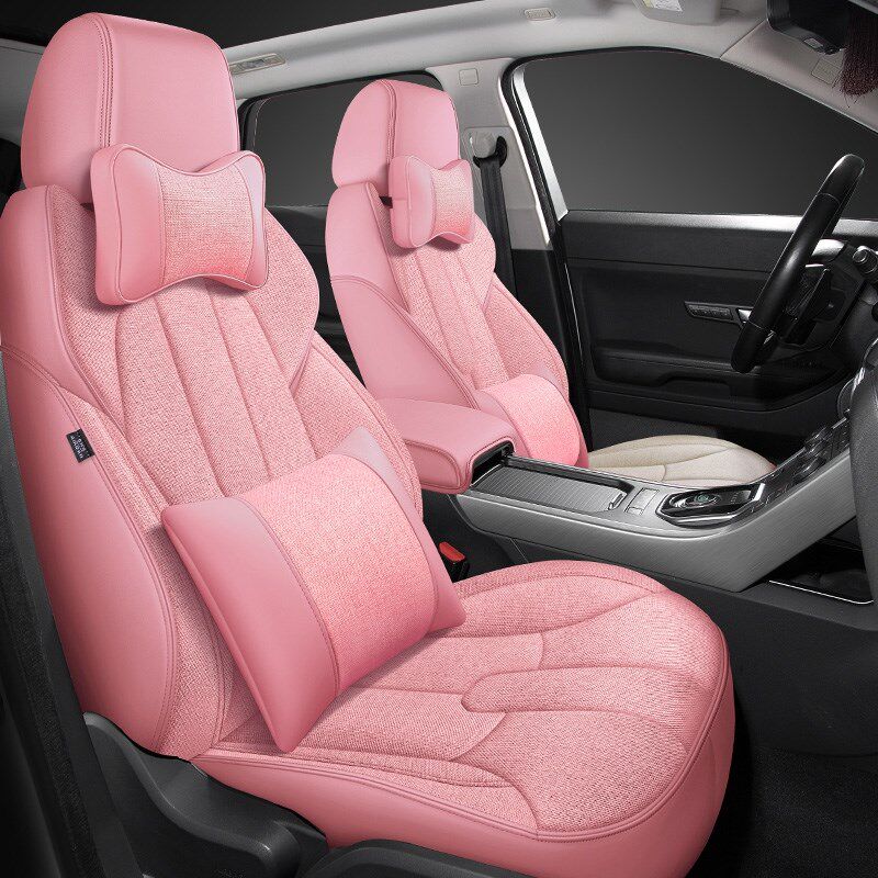 奔驰专用原厂棉麻座套e300l c260lA c200l glc gla全包围汽车坐垫