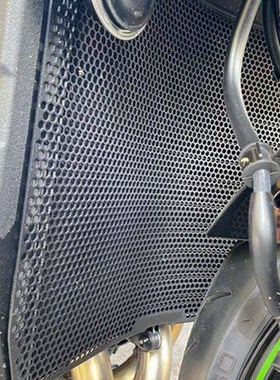 适用川崎ZH2 H2SX Ninja H2 改装水箱散热器S防护网水箱网保护罩