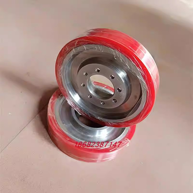 胶轮辊聚氨d酯胶轮无动力滚轮耐高温矽胶耐磨橡胶轴承翻新包胶滚